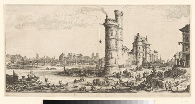 Ansicht des PontNeuf Staatsgalerie