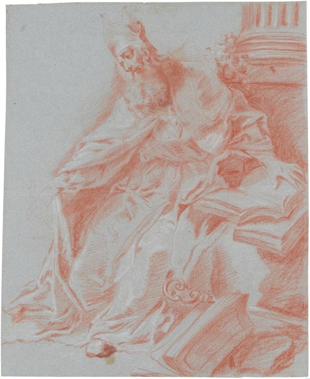 Der heilige Augustinus Staatsgalerie