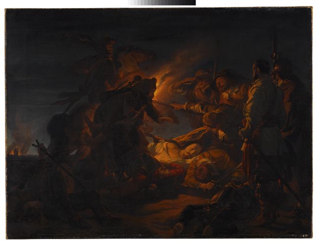 Auffindung der Leiche Gustav Adolfs nach der Schlacht bei Lützen 1632