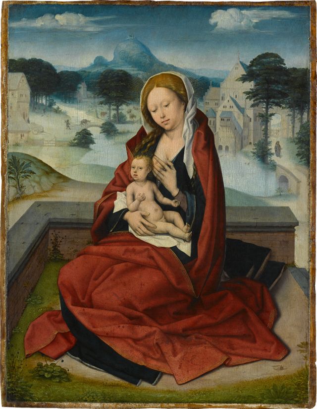 Madonna Mit Kind Und Der Heiligen Anna Dirck Van Hoogstraten