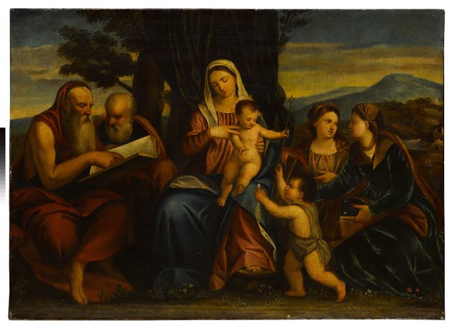 Madonna mit Heiligen Staatsgalerie