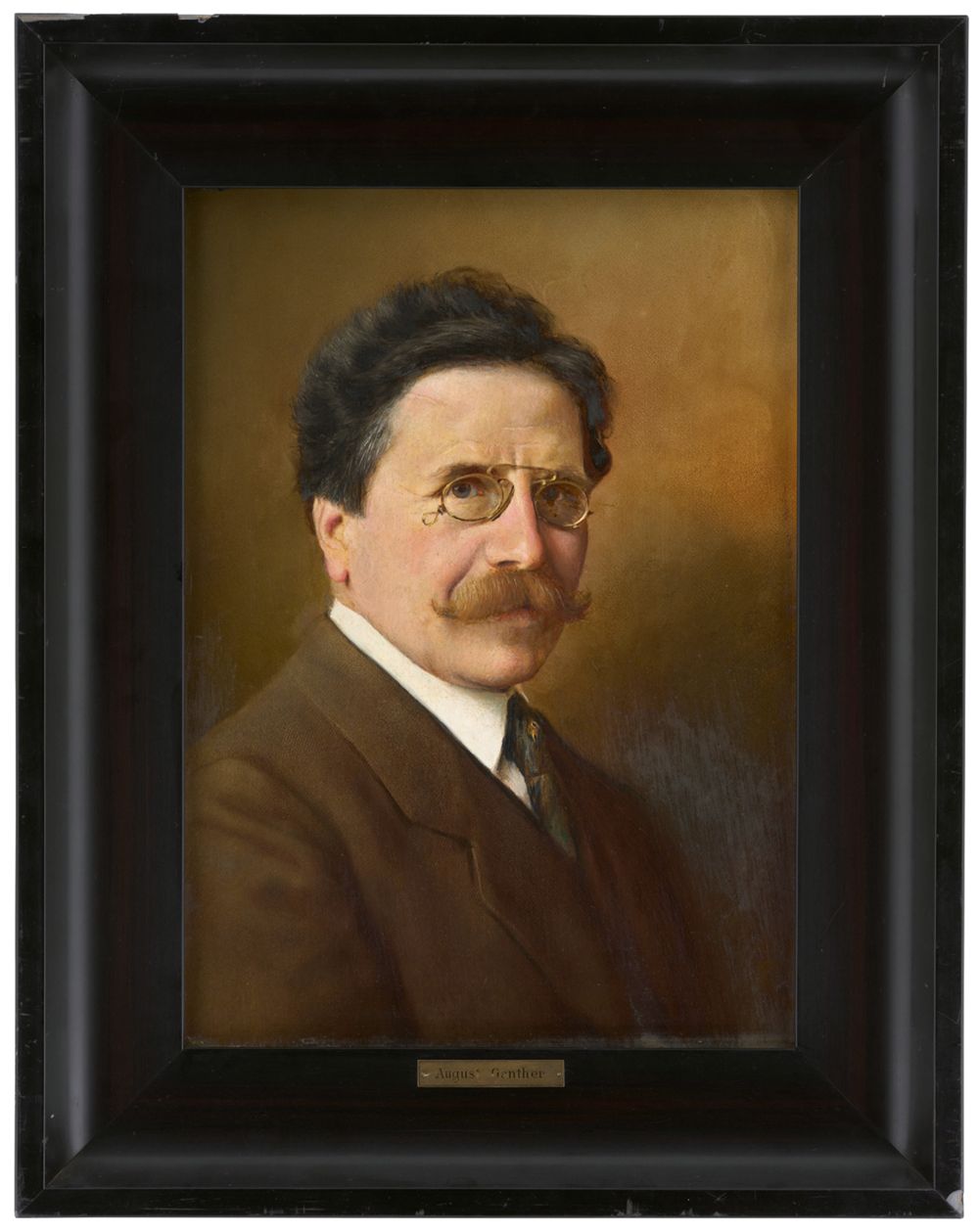 Porträt des Mundartdichters August Ganther