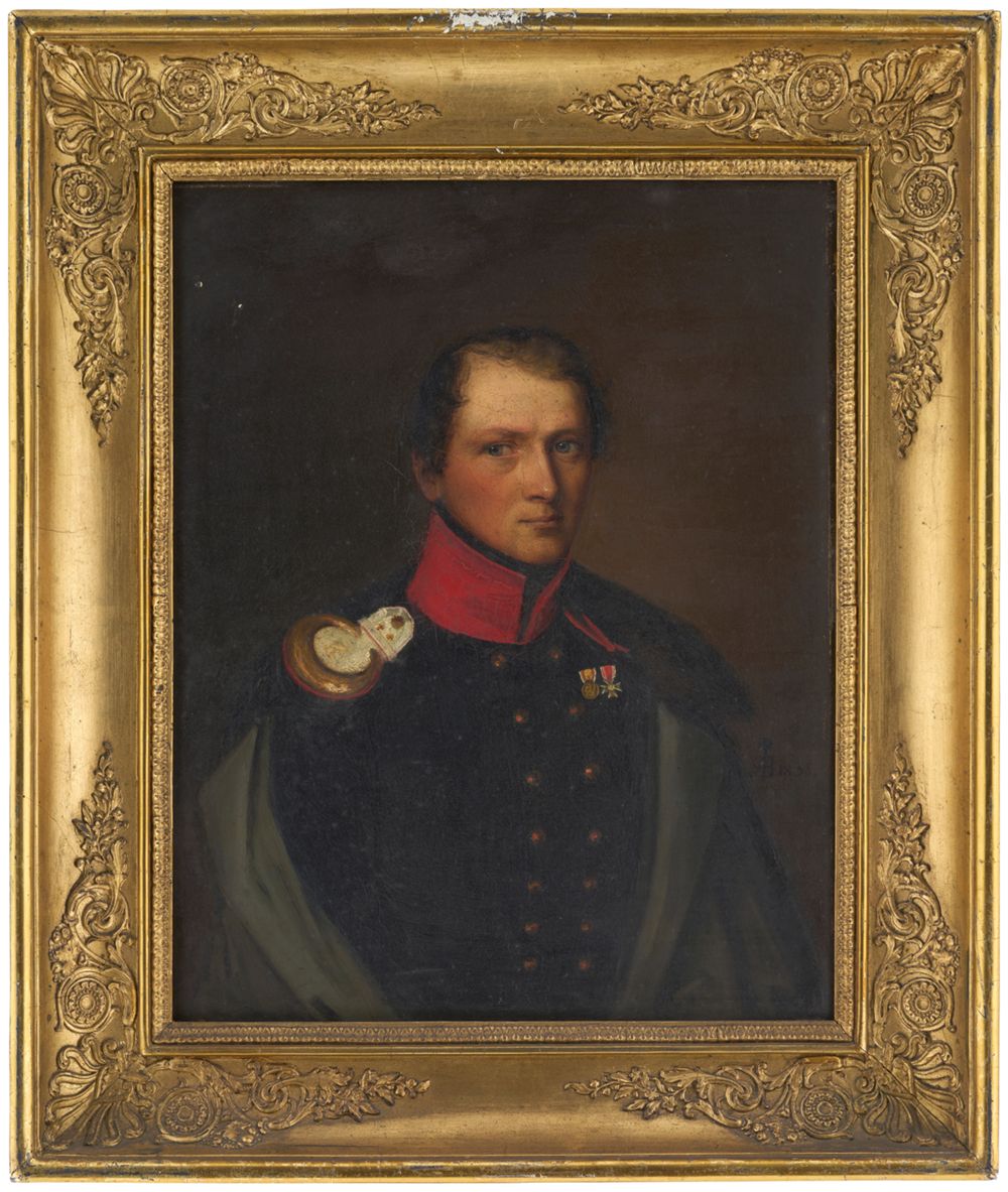 Peter Eugen von Kachthaler als Hauptmann im Grenadierregiment