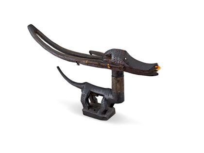 Mask Antelope head crest mask