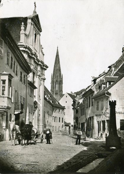 Gottlieb Theodor Hase Jesuitengasse (today, Bertoldstraße) from