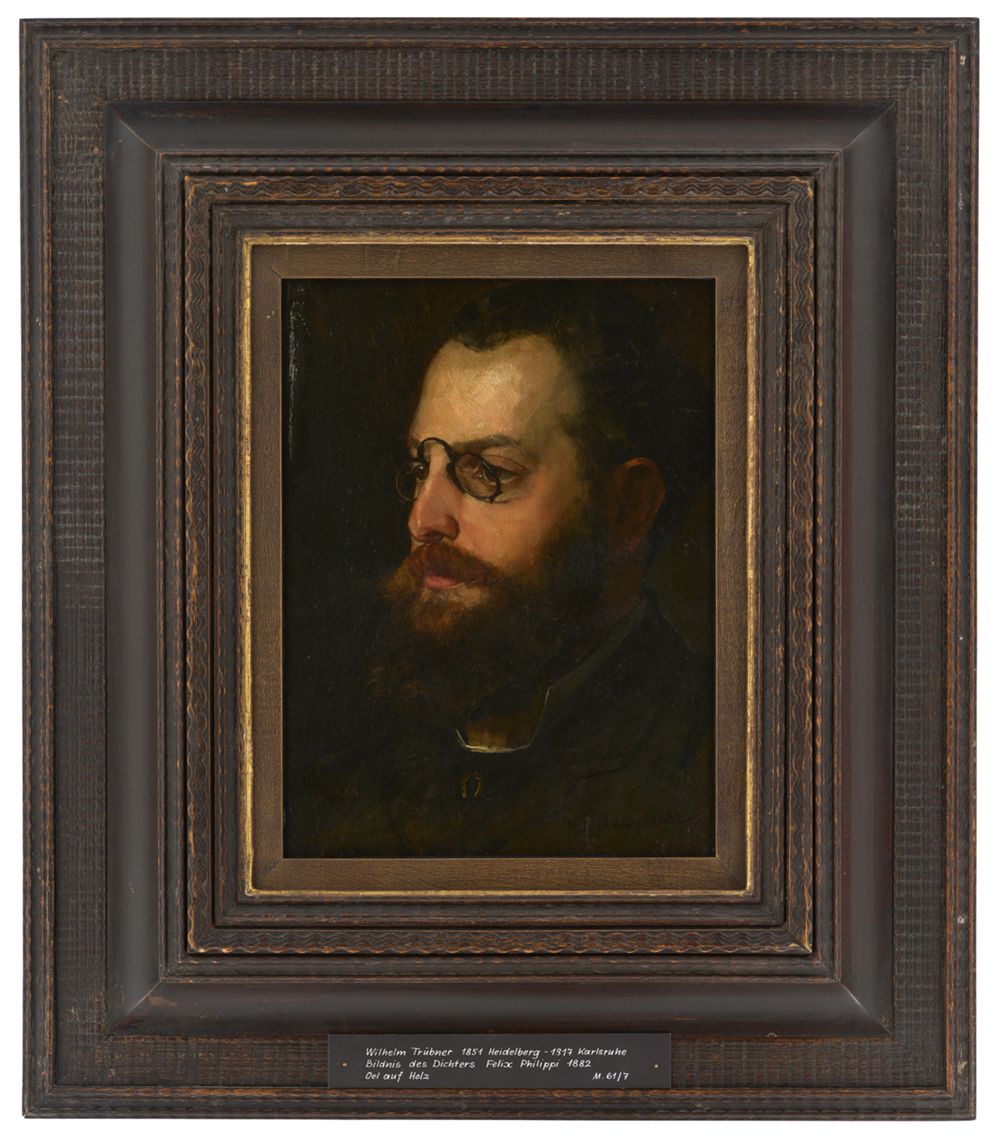 Bildnis des Dichters Felix Philippi