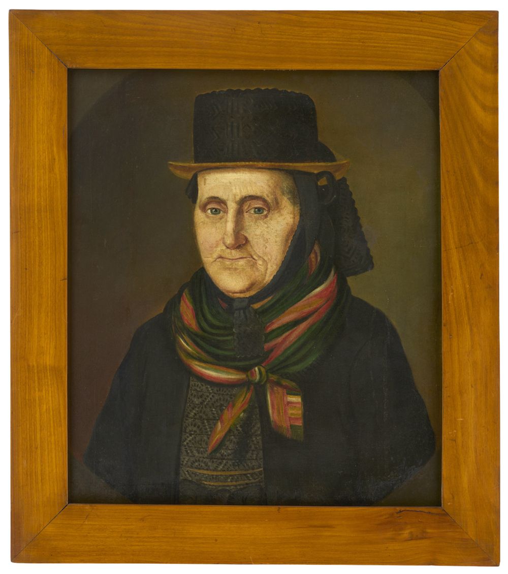 Brustbild der Agatha Duffner, geb. Dorer