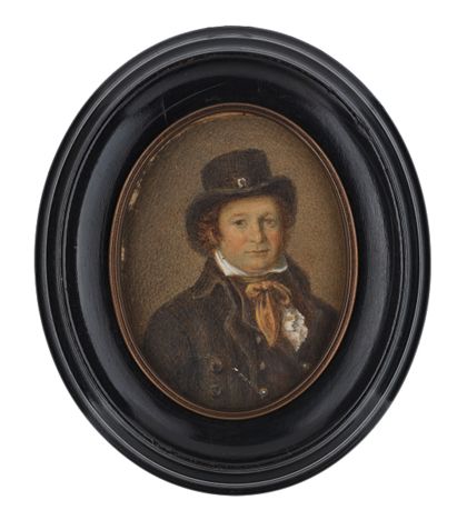 Portrait-miniature Portrait of Matthäus Tritscheller
