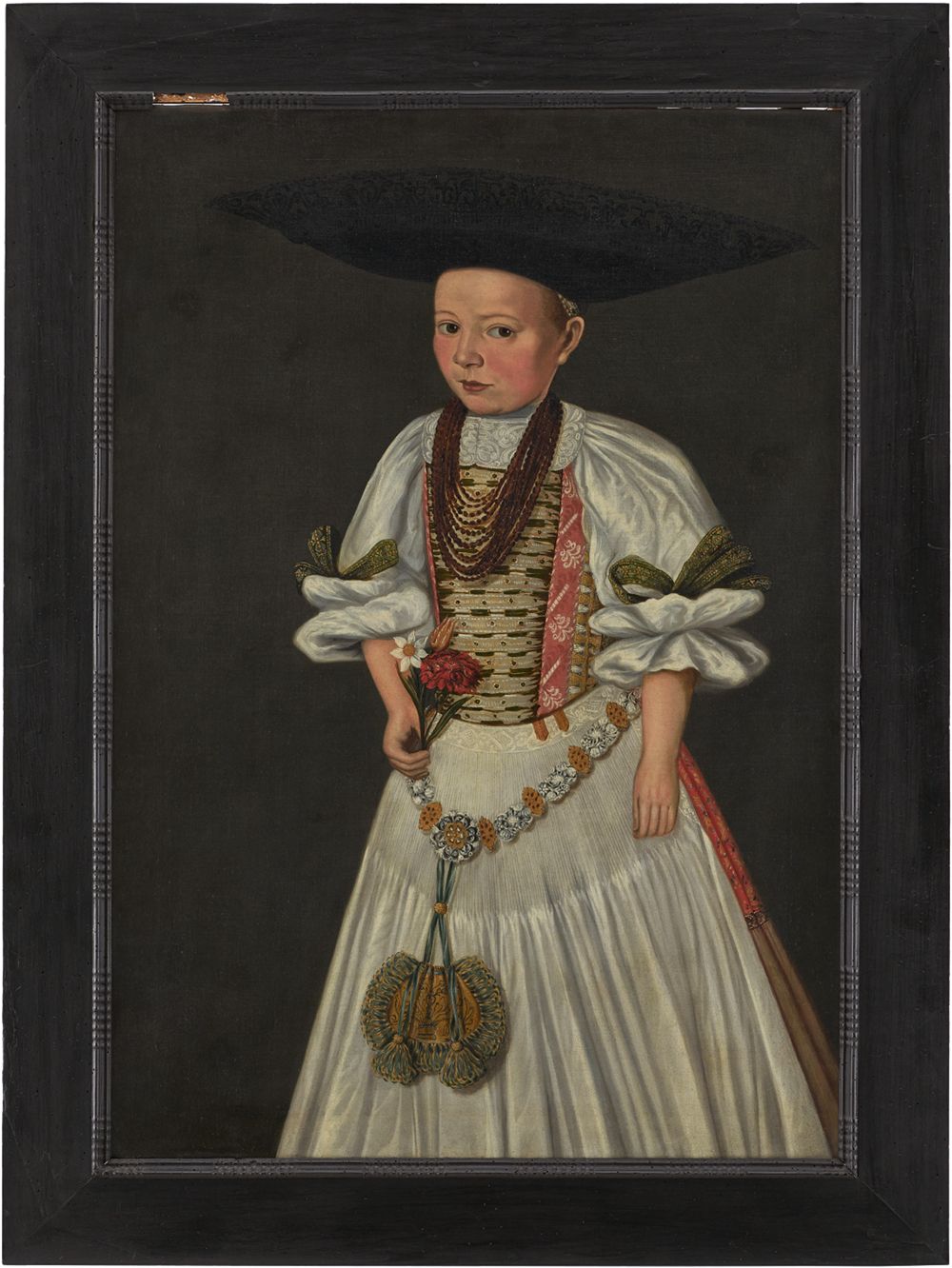 Mädchen in Straßburger Bürgertracht