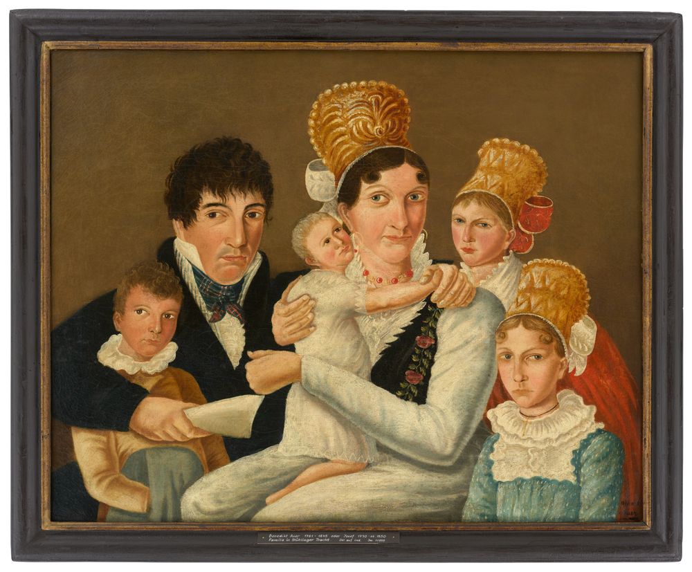 Familie in Stühlinger Tracht