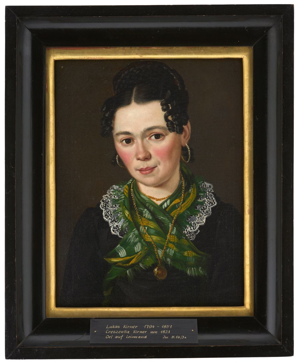 Creszentia Kirner, geb. Knöpfle, Gattin des Künstlers
