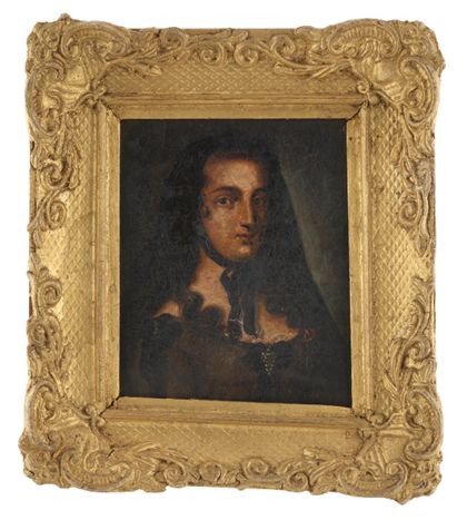 Portrait-miniature Three-quarter Length Portrait of a Lady in Widow's Attire