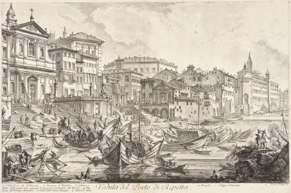 Giovanni Battista Piranesi View of the port of Ripetta
