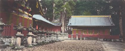 Unbekannter Fotograf Three Storehouses of the Tōshōgū Shrine
